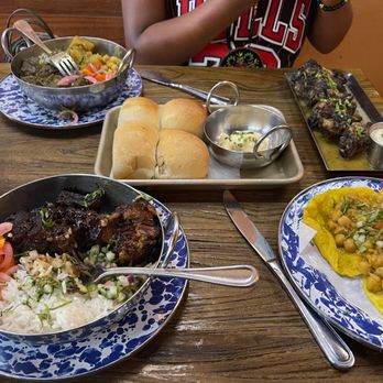 Cane - Jerk wings Dhalpuri Roti Curried Chicken Bowl Oxtail Bowl Hops - Trinidadian Near Me - Washington, DC, District of Columbia Cane - Jerk wings Dhalpuri Roti Curried Chicken Bowl Oxtail Bowl Hops - Trinidadian Near Me - Washington, DC, District of Columbia