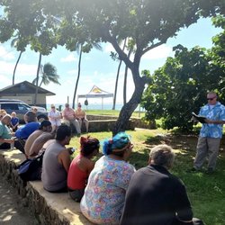 Rock Point Baptist Church - Pastor Kevin Hart preaching in Waianae
