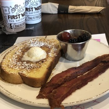 First Watch - French Toast & bacon! - Breakfast & Brunch Near Me - Daytona Beach, Florida