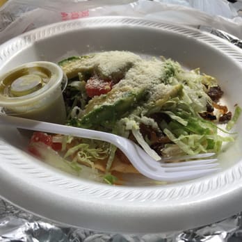 El Taco Veloz - Tostada with fajita - Food Trucks Near Me - Conroe, Texas El Taco Veloz - Tostada with fajita - Food Trucks Near Me - Conroe, Texas