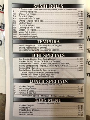 Menu photo 5 Ichi 12 Teriyaki Longview, WA Menu photo 5 Ichi 12 Teriyaki Longview, WA