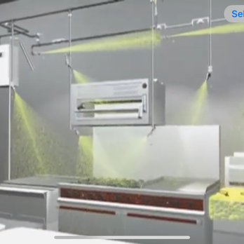 Protech Fire & Safety - View of the agent flow to appliances in a commercial kitchen - Fire Protection Services Near Me - Clint, Texas