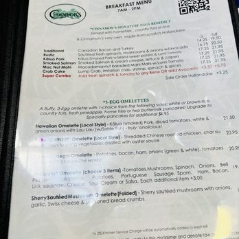 Cinnamon's Restaurant - Menu - Pancakes Near Me - Kailua, Hawaii Cinnamon's Restaurant - Menu - Pancakes Near Me - Kailua, Hawaii