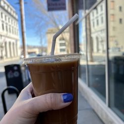Klekolo World Coffee - Cloud 9 iced latte with oat milk
