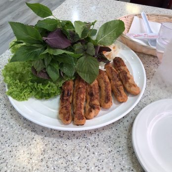 Kim Hoa Hue Restaurant - A11. Nem Lui Hue (shrimp paste, veggies, with rice papers) - Vietnamese Near Me - El Monte, California