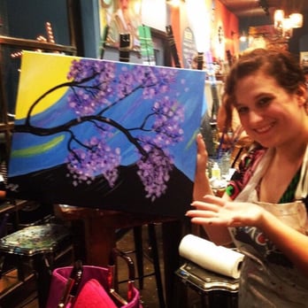 Muse Paintbar - Second time at muse, painting turned out cute - Art Classes Near Me - West Hartford, Connecticut Muse Paintbar - Second time at muse, painting turned out cute - Art Classes Near Me - West Hartford, Connecticut