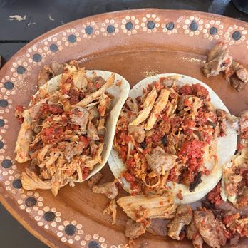 Los Tacos de Humo - Loco tacos. 3 meat mixture in each taco (chicken, carnitas, steak) - Tacos Near Me - Isla Mujeres, ROO Los Tacos de Humo - Loco tacos. 3 meat mixture in each taco (chicken, carnitas, steak) - Tacos Near Me - Isla Mujeres, ROO