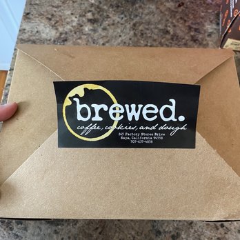 Brewed - Packaged cookie dough - Coffee & Tea Near Me - Napa, California Brewed - Packaged cookie dough - Coffee & Tea Near Me - Napa, California