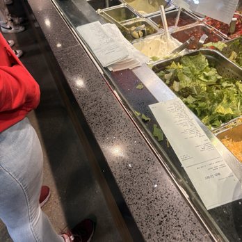 Cafe Rio Fresh Modern Mexican - How backed up they were and how many receipts there were - Mexican Near Me - Rexburg, Idaho