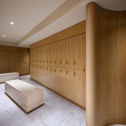 Renovated Men's locker room