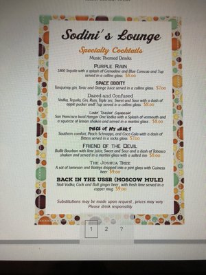 Menu photo 5 Sodini's Redwood City, CA Menu photo 5 Sodini's Redwood City, CA