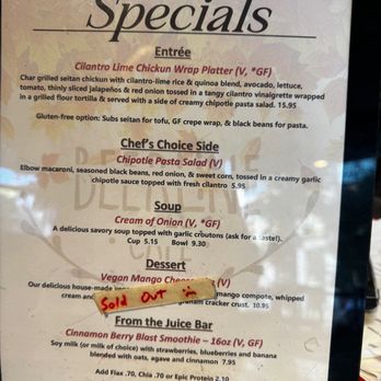 Beerline Cafe - Specials - Vegetarian Near Me - Milwaukee, Wisconsin