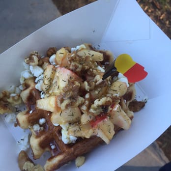 Belgian Waffle Crafters - Goat cheese and apple! - Food Trucks Near Me Belgian Waffle Crafters - Goat cheese and apple! - Food Trucks Near Me