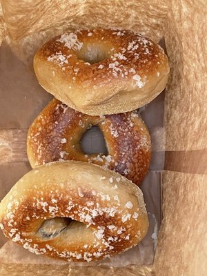 Chicken Dog Bagels by null