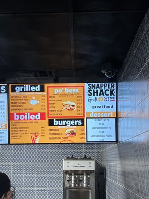 Menu photo 1 Snapper Shack Tishomingo, OK