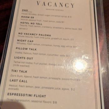 No Vacancy Cocktails - Pubs Near Me - Bakersfield, California No Vacancy Cocktails - Pubs Near Me - Bakersfield, California