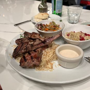 Ammatoli - Lamb Chops Plate - Mediterranean Near Me - Long Beach, California