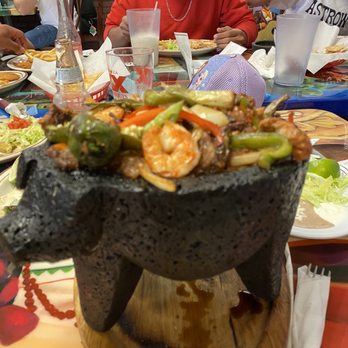 La Enchilada - Molcajete Fajitas for 2 People - Mexican Near Me - Bismarck, North Dakota