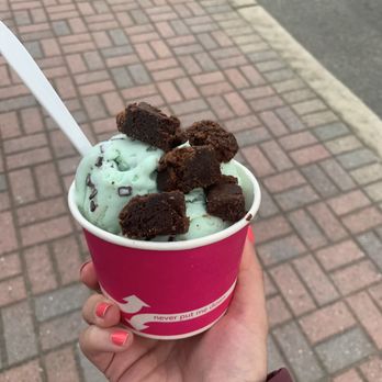 The Grand Scoop - Mint chocolate chip ice cream w/ brownie - Ice Cream & Frozen Yogurt Near Me - Wildwood, New Jersey The Grand Scoop - Mint chocolate chip ice cream w/ brownie - Ice Cream & Frozen Yogurt Near Me - Wildwood, New Jersey