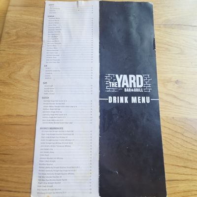 Menu photo 4 Yard Bar & Grill Ventura, CA Menu photo 4 Yard Bar & Grill Ventura, CA