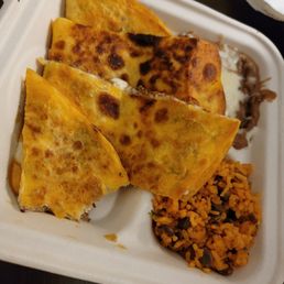 Birria quesadilla plate. Birria quesadilla plate.