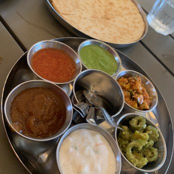 Ghee Indian Kitchen - Chutneys and roti - Indian Near Me - Miami, Florida