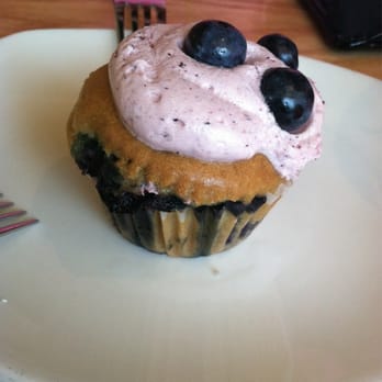 Tender Greens - Blueberry lemon vegan cupcake - New American Near Me - Pasadena, California Tender Greens - Blueberry lemon vegan cupcake - New American Near Me - Pasadena, California
