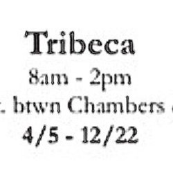 Tribeca Farmers Market - Go to the Meredith's Bread Stand. See you there 12/02/23