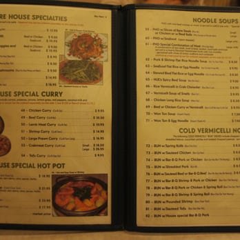 Bac Nam - Menu - Vietnamese Near Me - Honolulu, Hawaii