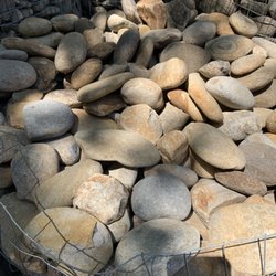 American Green Landscape Services - Tennessee River Rock installation