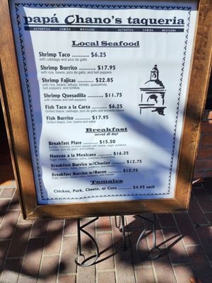 Menu photo 4 Papa Chano's Monterey, CA