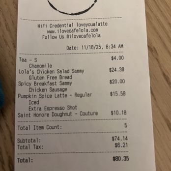 Cafe Lola - Bakeries Near Me - Las Vegas, Nevada