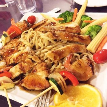 The Magic Noodle - Chicken and shrimp teriyaki noodle - Thai Near Me - Joplin, Missouri