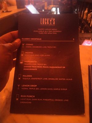 Menu photo 1 Lucky’s Cocktail Lounge Brooklyn, NY