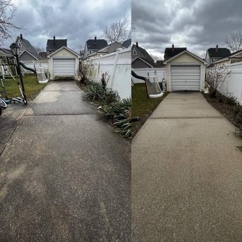 Gold Star Pressure Wash - Driveway before and after. - Pressure Washers Near Me - Roslyn, New York Gold Star Pressure Wash - Driveway before and after. - Pressure Washers Near Me - Roslyn, New York