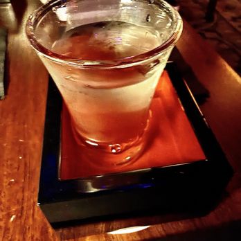 Jan’s Place - Sake shot glass served in a pool of, well, more sake! - Wine Bars Near Me - Paso Robles, California Jan’s Place - Sake shot glass served in a pool of, well, more sake! - Wine Bars Near Me - Paso Robles, California