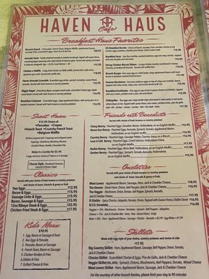Menu photo 3 Haven Haus Cafe La Verne, CA