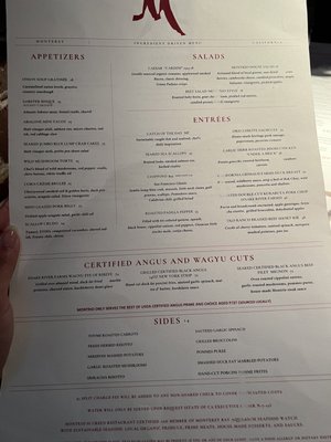 Menu photo 7 Montrio Monterey, CA