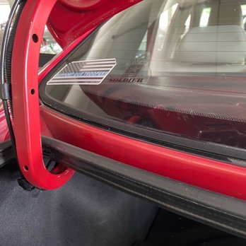 Think Eco - After cleaning, the space where the trunk door opens. - Auto Detailing Near Me - Fairfax, Virginia