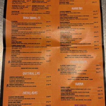 Frida’s - Menu, 10/9/2026 - Mexican Near Me - Honolulu, Hawaii Frida’s - Menu, 10/9/2026 - Mexican Near Me - Honolulu, Hawaii