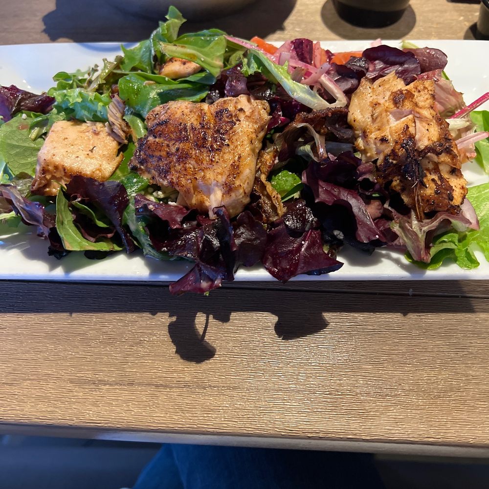 MB Grille - Beet salad with salmon! On happy hour salmon extra $$ - New American Near Me - Simi Valley, California MB Grille - Beet salad with salmon! On happy hour salmon extra $$ - New American Near Me - Simi Valley, California
