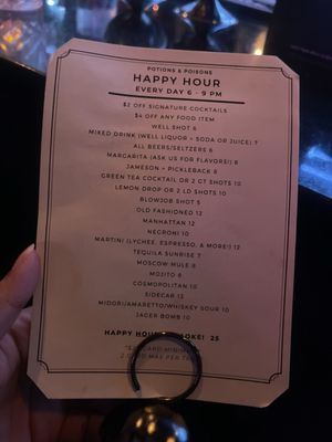 Menu photo 2 Potions & Poisons Los Angeles, CA Menu photo 2 Potions & Poisons Los Angeles, CA