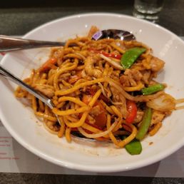 Chicken low-mein. $19. Too salty and oily.