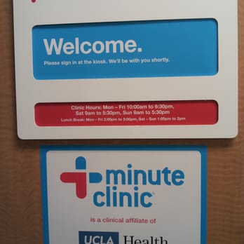MinuteClinic at CVS - Hours of service. - Walk-in Clinics Near Me - MARINA DEL REY, California MinuteClinic at CVS - Hours of service. - Walk-in Clinics Near Me - MARINA DEL REY, California