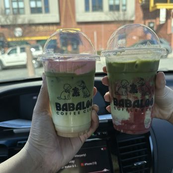 Babaloo Coffee Club - Birthday cake matcha and strawberry matcha - Coffee & Tea Near Me - Charlotte, North Carolina Babaloo Coffee Club - Birthday cake matcha and strawberry matcha - Coffee & Tea Near Me - Charlotte, North Carolina