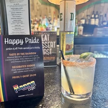 Range Cafe - Green chile margarita! The BEST in ABQ! - Breakfast & Brunch Near Me - Albuquerque, New Mexico