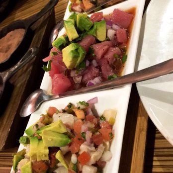 La Costa Grill - Ceviche Sampler...typical. Good - Mexican Near Me - McAllen, Texas La Costa Grill - Ceviche Sampler...typical. Good - Mexican Near Me - McAllen, Texas