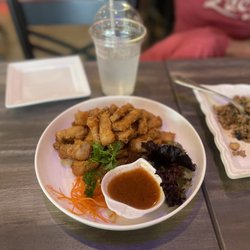 Mochi Thai And Japanese - Fried pork belly, delish!!