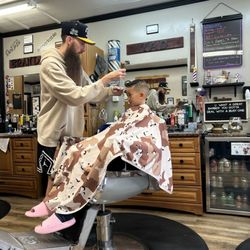Jefferson St. Barber Shop - Tad is our boy's favorite barber!