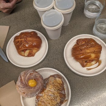 Lune Cbd - Ham and gruyere, lemon curd cruffin, almond croissant - Coffee & Tea Near Me - Melbourne, VIC Lune Cbd - Ham and gruyere, lemon curd cruffin, almond croissant - Coffee & Tea Near Me - Melbourne, VIC